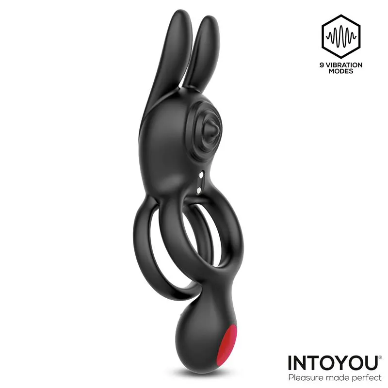 Konny Anillo Vibrador Doble con Conejito y Control Remoto · INTOYOU · Anillos para el Pene — photo 2