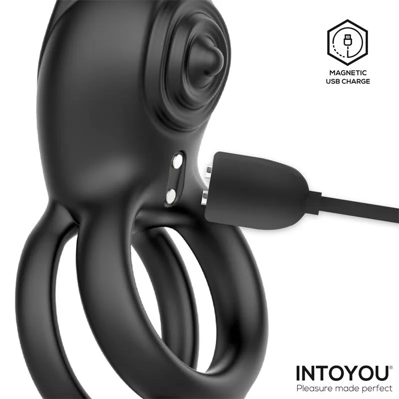Konny Anillo Vibrador Doble con Conejito y Control Remoto · INTOYOU · Anillos para el Pene — photo 6