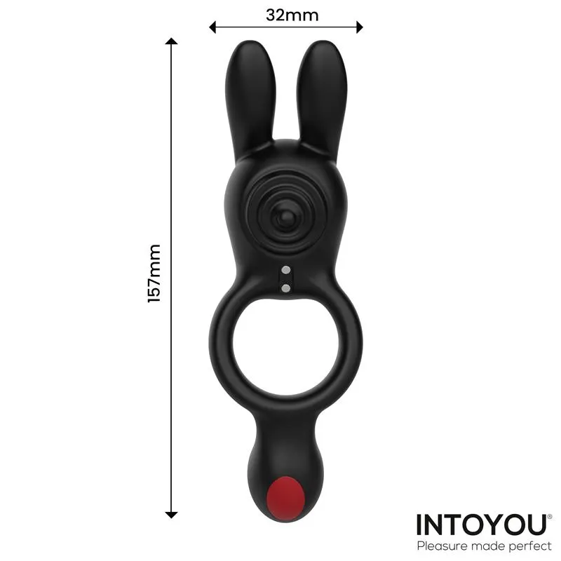 Konny Anillo Vibrador Doble con Conejito y Control Remoto · INTOYOU · Anillos para el Pene — photo 7