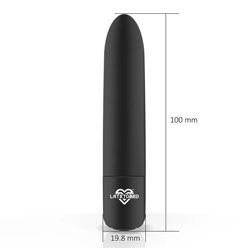 Shoty Bala Vibradora USB 10 Velocidades Potente Motor Negro · LATETOBED · Huevos y Balas Vibradoras — Foto 8