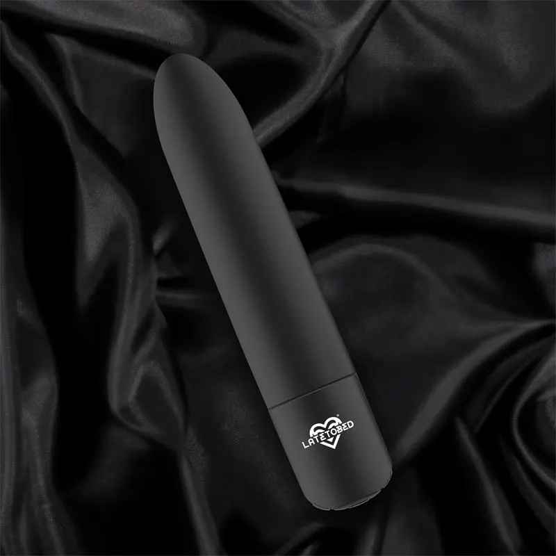 Shoty Bala Vibradora USB 10 Velocidades Potente Motor Negro · LATETOBED · Huevos y Balas Vibradoras — Foto 9