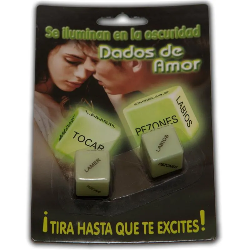 Dados Fosforescentes · DIVERTY SEX · Juegos y Complementos Divertidos