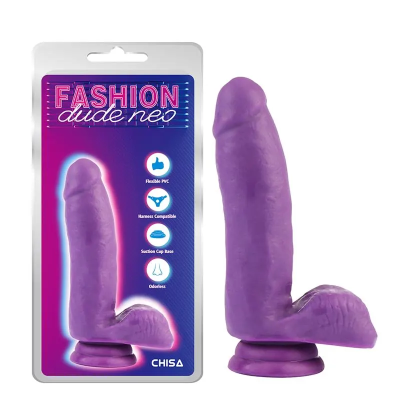 Dildo Dual Density Purpura 6.7 · CHISA · Dildos — Foto 5