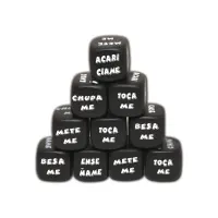 Dado de Acción Negro 1 ud · DIVERTY SEX · Juegos y Complementos Divertidos