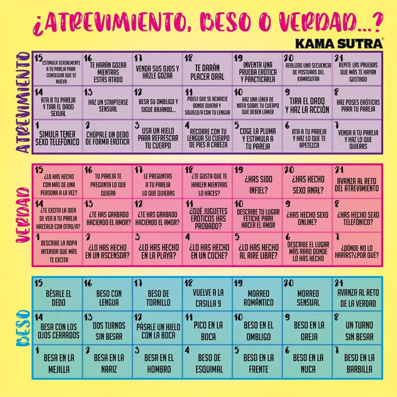 Juego de Atrevimiento, Beso y Verdad · DIVERTY SEX · Juegos y Complementos Divertidos — photo 3