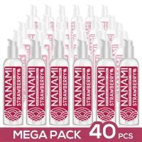 Pack de 40 Lubricante Base Agua Fresa 150 ml · NANAMI · Accesorios y Sets