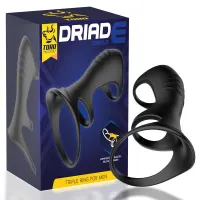 Driade Anillo Triple para Hombre Silicona · MINOTHOR · Anillos para el Pene