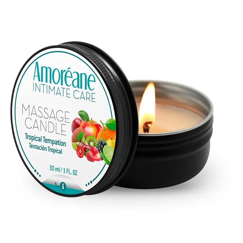 Vela de Masaje Tentación Tropical 30 ml · AMOREANE · Cuidado Íntimo y Masaje