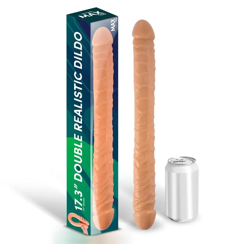 Trent Dildo Doble Realista Natural 17,3 - 44 cm · MAX & CO · Dildos
