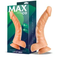 Kurt Dildo Realista con Testículos Natural 9,4 - 24 cm · MAX & CO · Dildos