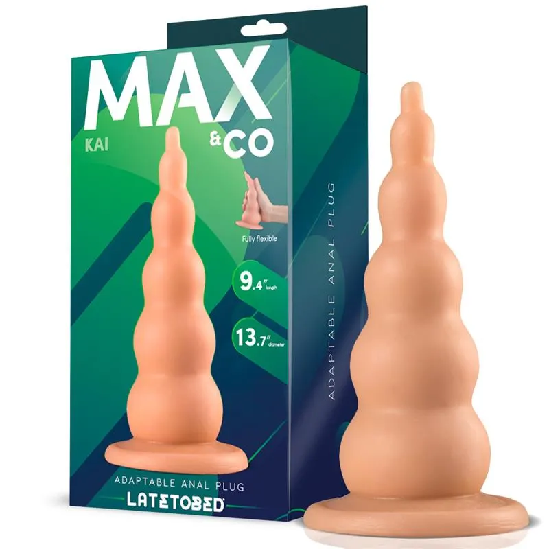 Kai Plug Anal Adaptable Natural 9,4 - 18,4 cm · MAX & CO · Anal