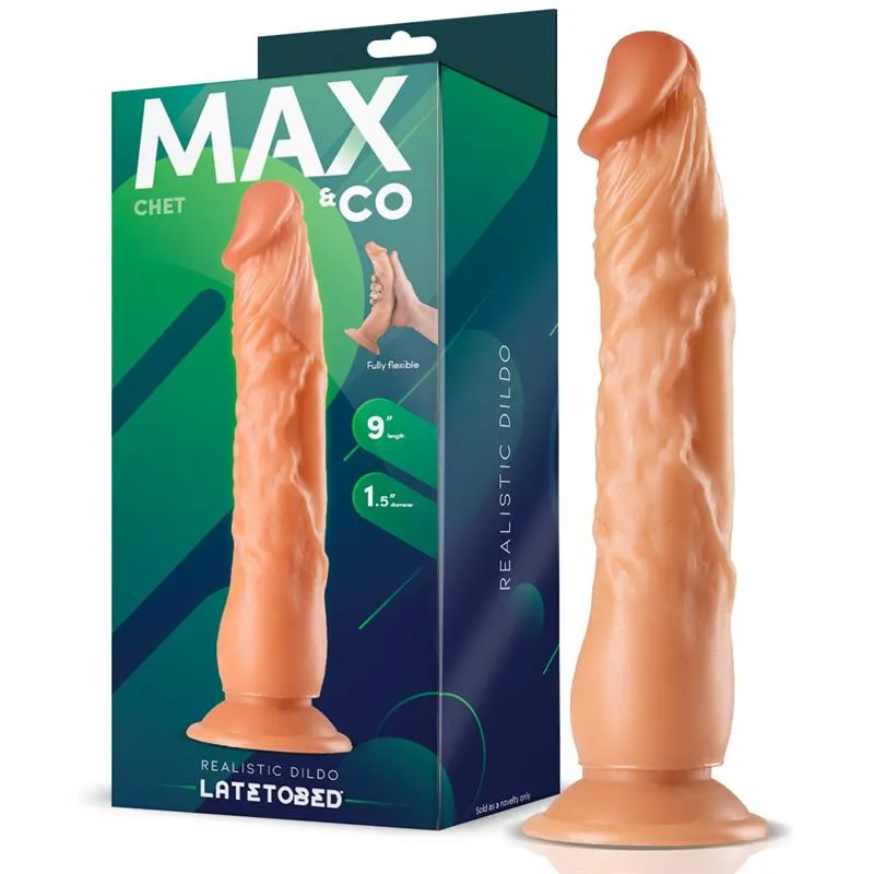 Chet Dildo Realista Natural 9 - 23 cm · MAX & CO · Dildos
