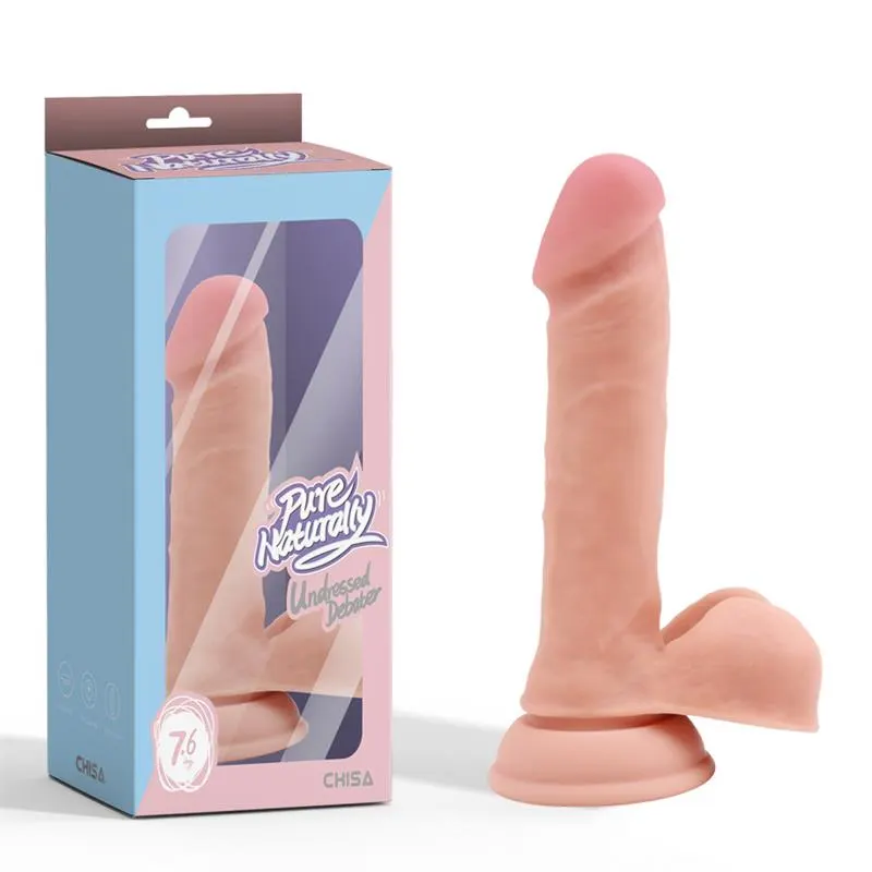 Undressed Debater Dildo Realista Silicona Líquida Dual Density 19.2 cm · CHISA · Dildos