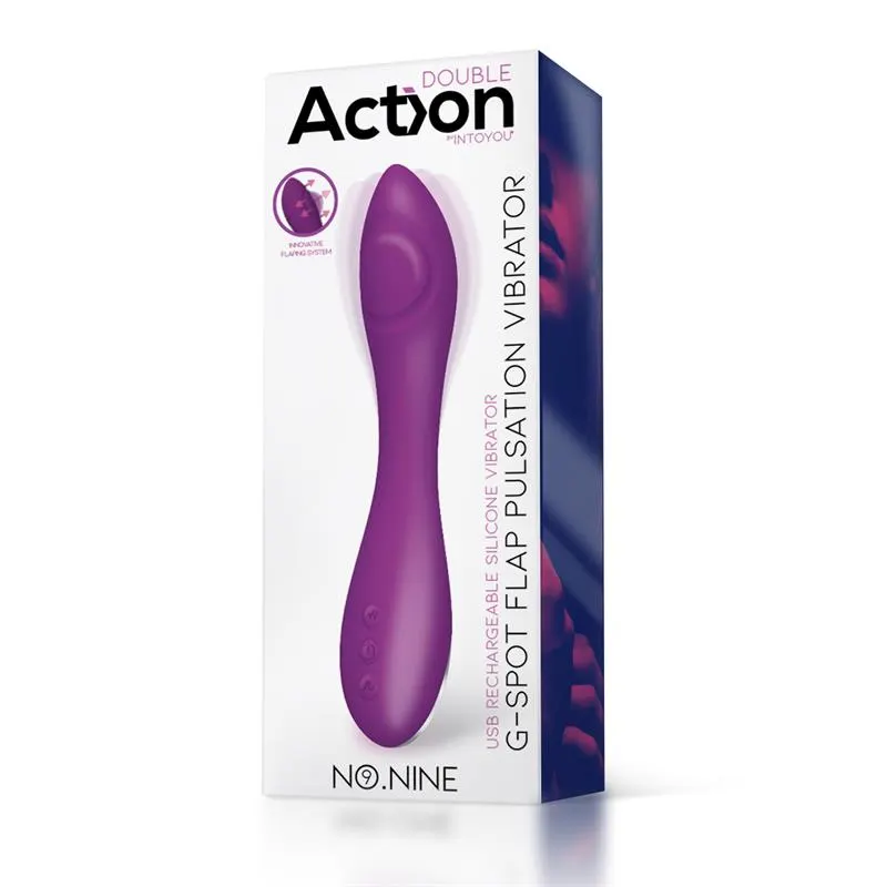 No. Nine Vibrador Punto G Función de Pulsación USB Magnético Silicona · ACTION · Vibradores — Foto 2