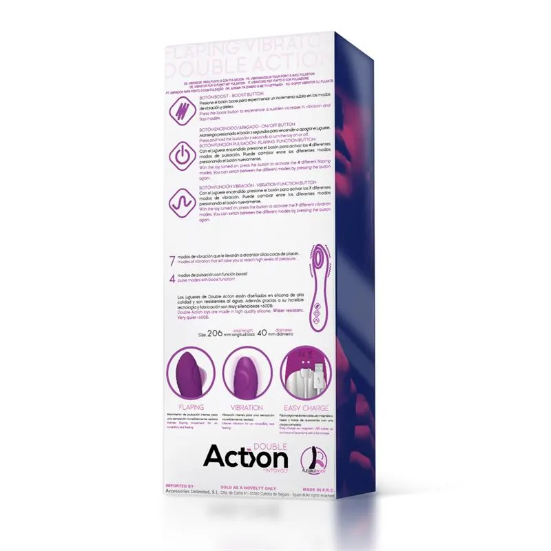 No. Nine Vibrador Punto G Función de Pulsación USB Magnético Silicona · ACTION · Vibradores — Foto 3