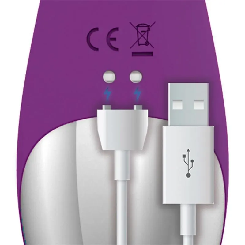 No. Nine Vibrador Punto G Función de Pulsación USB Magnético Silicona · ACTION · Vibradores — Foto 7
