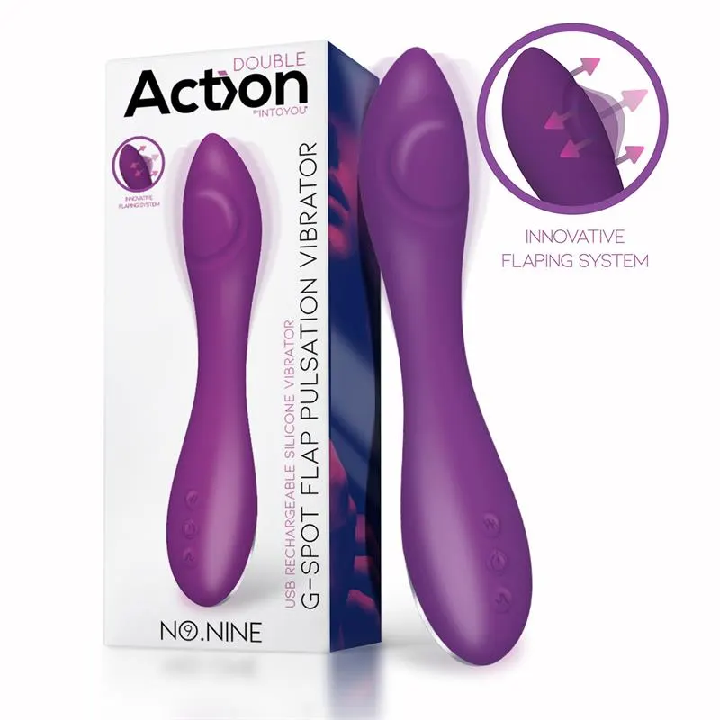 No. Nine Vibrador Punto G Función de Pulsación USB Magnético Silicona · ACTION · Vibradores