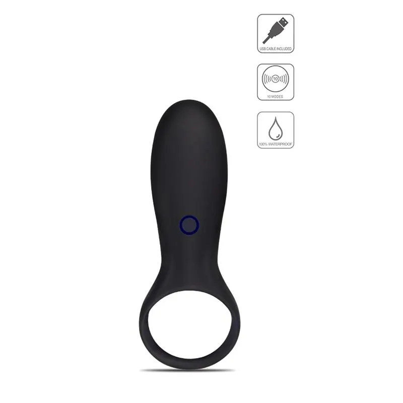 Anillo para el Pene iJoy Stamina Ring USB Negro · LOVETOY · Anillos para el Pene — Foto 2