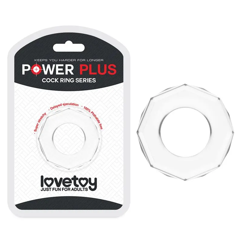 Anillo para el Pene Power Plus Transparente · LOVETOY · LOVETOY · Anillos para el Pene — Foto 6