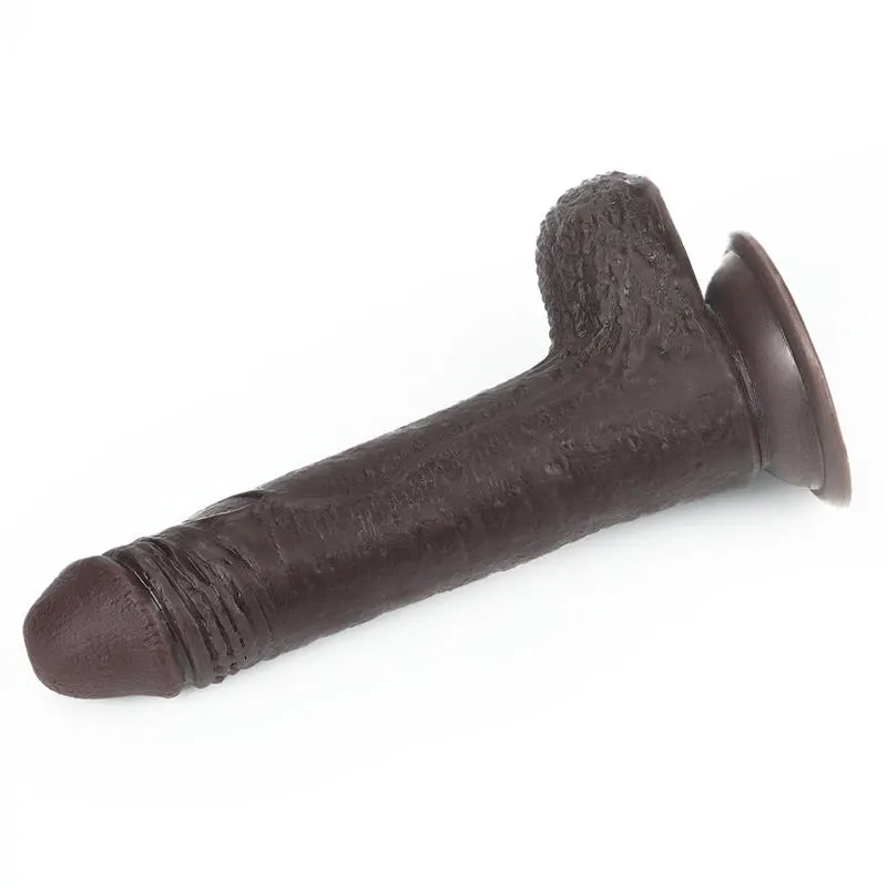 Dildo con Piel Retractil 7 Negro · LOVETOY · Dildos — Foto 5