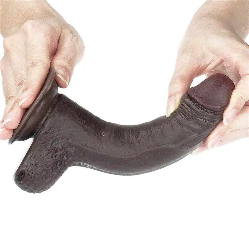 Dildo con Piel Retractil 7 Negro · LOVETOY · Dildos — Foto 10