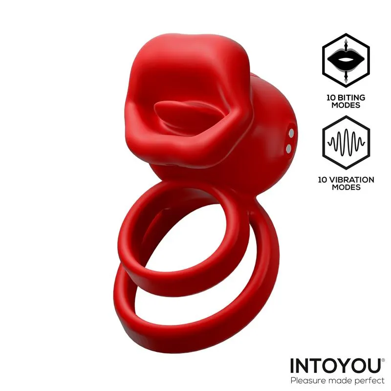 Bittey Anillo Vibrador con Biting - Mordisqueo · INTOYOU · Anillos para el Pene — Foto 3