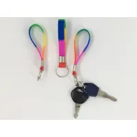 Llavero de Silicona Bandera LGBT+ · DIVERTY SEX · Línea LGBT+