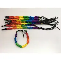 Pulsera/Trenza con Bandera LGBT+ · DIVERTY SEX · Línea LGBT+