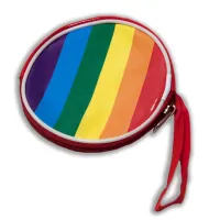 Monedero Rendondo Bandera LGBT+ · DIVERTY SEX · Línea LGBT+