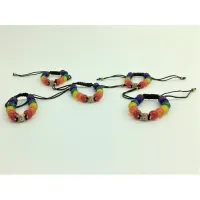 Pulsera Bandera LGBT+ y Ojo Turco · DIVERTY SEX · Línea LGBT+