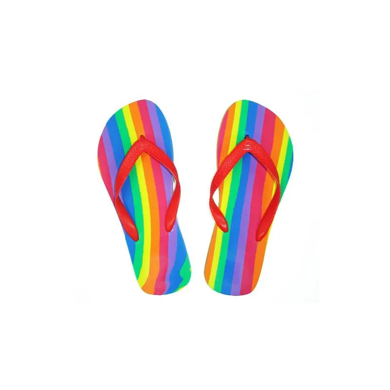 Chanclas con Bandera LGBT+ Talla 42-43 · DIVERTY SEX · Línea LGBT+