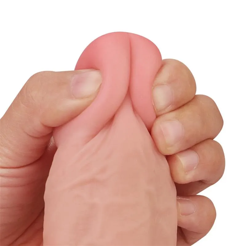 Dildo con Piel Retractil 9 Natural · LOVETOY · Dildos — photo 3
