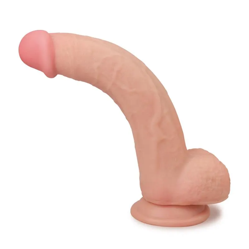 Dildo con Piel Retractil 9 Natural · LOVETOY · Dildos — photo 6