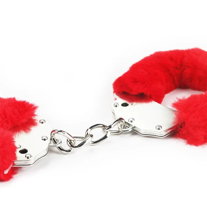 Esposas Metálicas con Pelo Rojo · LOVETOY · Esposas y Ataduras — Foto 3