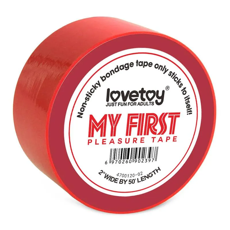 Cinta Bondage No Pegajosa Rojo · LOVETOY · Esposas y Ataduras