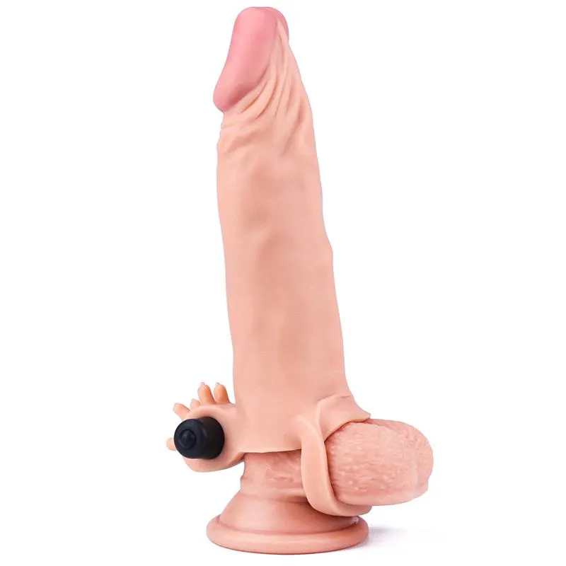 Funda para el Pene con Vibración Add 2 Pleasure X-Tender Natural · LOVETOY · Fundas y Extensiones para el Pene — Foto 4