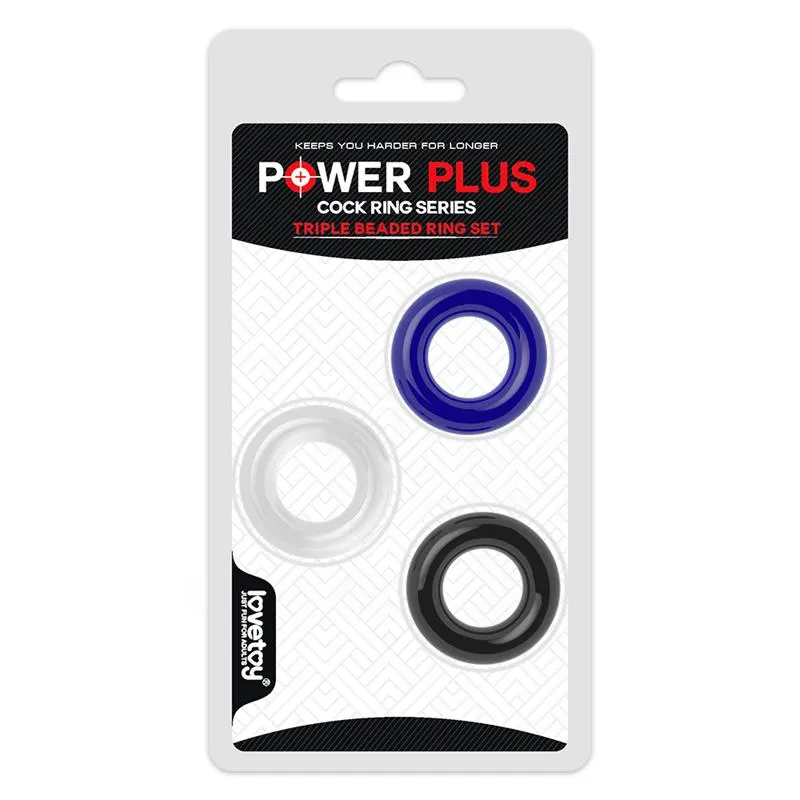 Pack de 3 Anillos para el Pene Power Plus · LOVETOY · Anillos para el Pene — photo 2