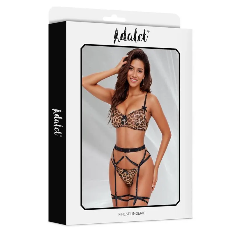 Helena Set de Sujetador, Tanga, Liguero y Liga · S/M · ADALET LINGERIE · Conjuntos y Bodies — photo 3