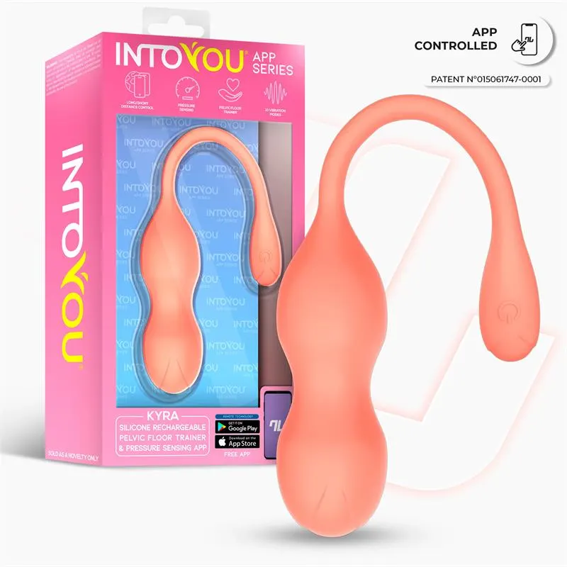 Kyra Entrenador de Suelo Pélvico con Sensor de Presión y APP · INTOYOU APP SERIES · Bolas Chinas y Salud Femenina — Foto 10