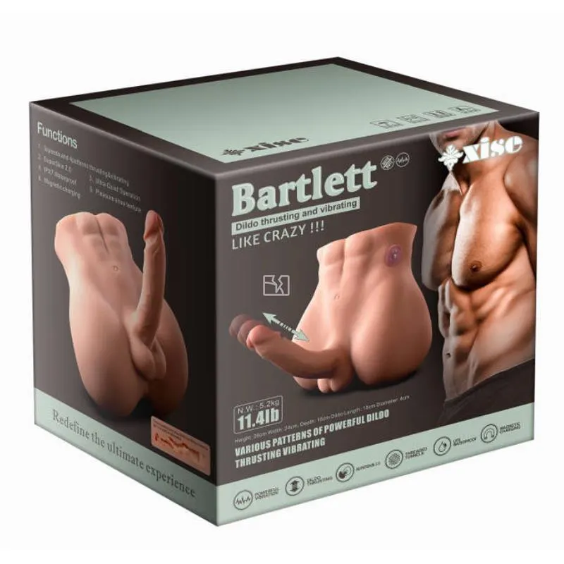 Batlett Masturbador con Pene y Ano, Vibración y Thrusting 5.2 kg · XISE · Masturbadores Él — photo 2