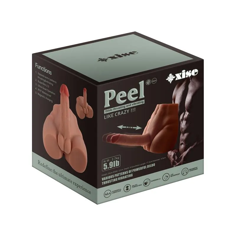 Peel Masturbador con Dildo y Ano, Vibración y Thrusting 2.7 kg · XISE · Masturbadores Él — photo 12