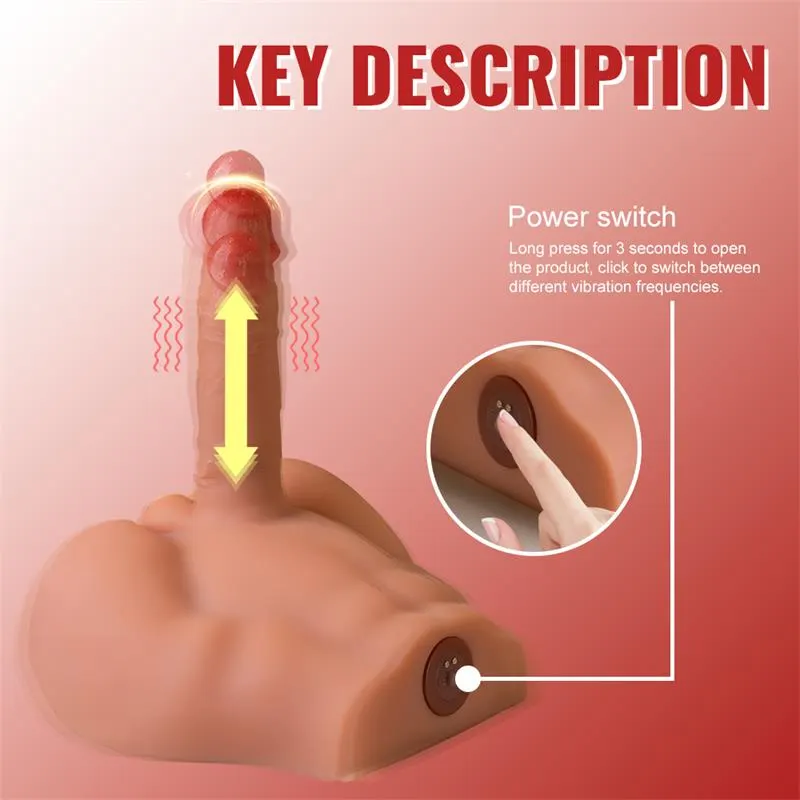 Peel Masturbador con Dildo y Ano, Vibración y Thrusting 2.7 kg · XISE · Masturbadores Él — photo 5