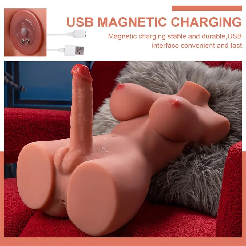Hermosa Lady Boy Torso con Vibración y Thrusting 9.75 kg · XISE · Masturbadores Él — foto 6