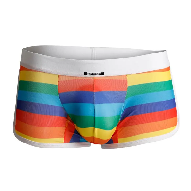 C4M06 Athletic Trunk Arcoiri Rainbow · S · CUT4MEN · Tangas y Braguitas — Foto 3