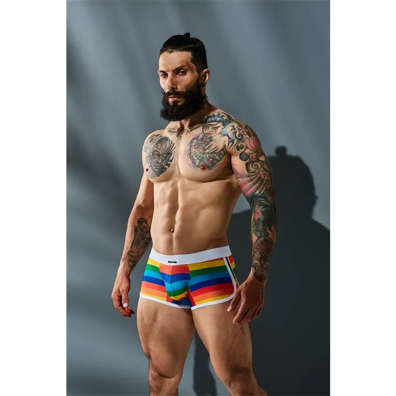 C4M06 Athletic Trunk Arcoiri Rainbow · S · CUT4MEN · Tangas y Braguitas — Foto 5
