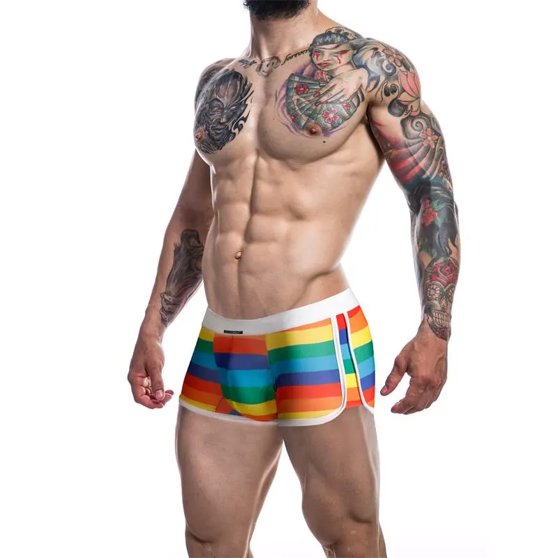 C4M06 Athletic Trunk Arcoiri Rainbow · S · CUT4MEN · Tangas y Braguitas