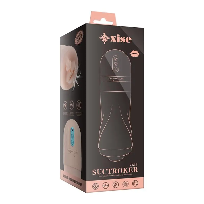 Masturbador con Vibración y Efecto Succión Suctroker V2.0 I · XISE · Masturbadores Él — photo 9