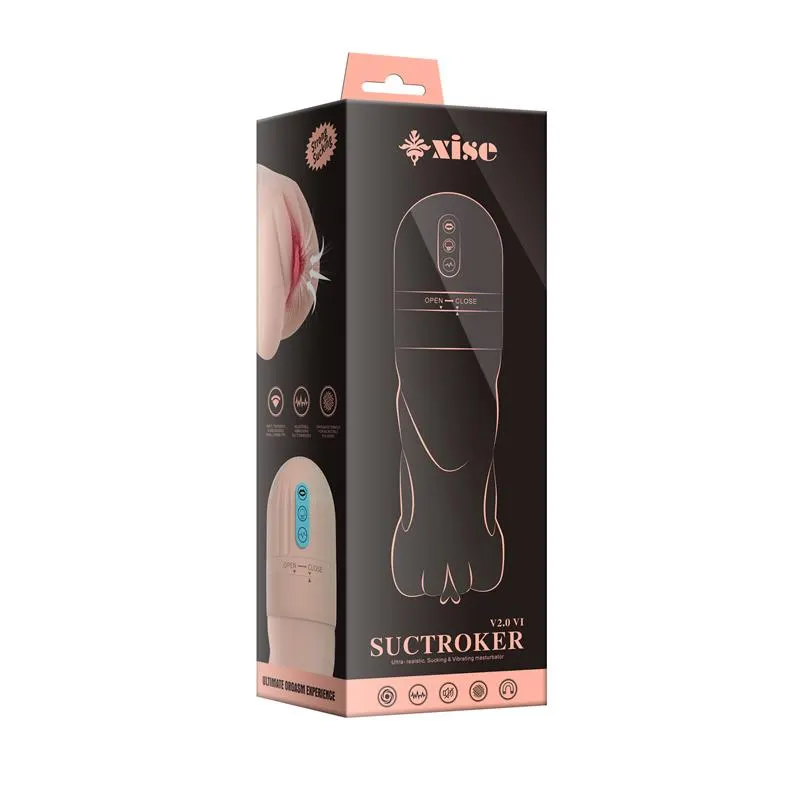 Masturbador con Efecto Succión y Vibración Suctroker V2.0 VI · XISE · Masturbadores Él — Foto 10