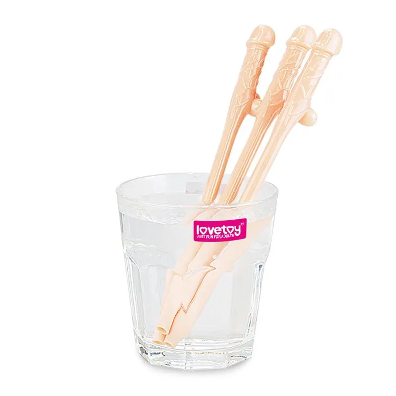 Pajita de Pene Pack de 9 · LOVETOY · Juegos y Complementos Divertidos — photo 4