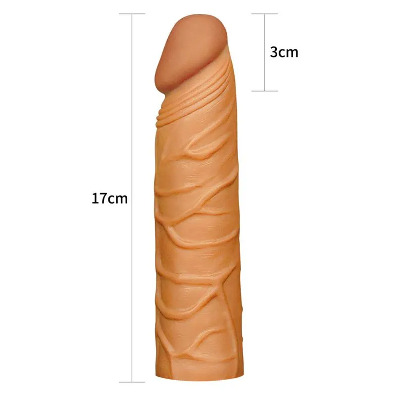 Funda para el Pene Pleasure X Tender Marrón · LOVETOY · Fundas y Extensiones para el Pene — photo 5
